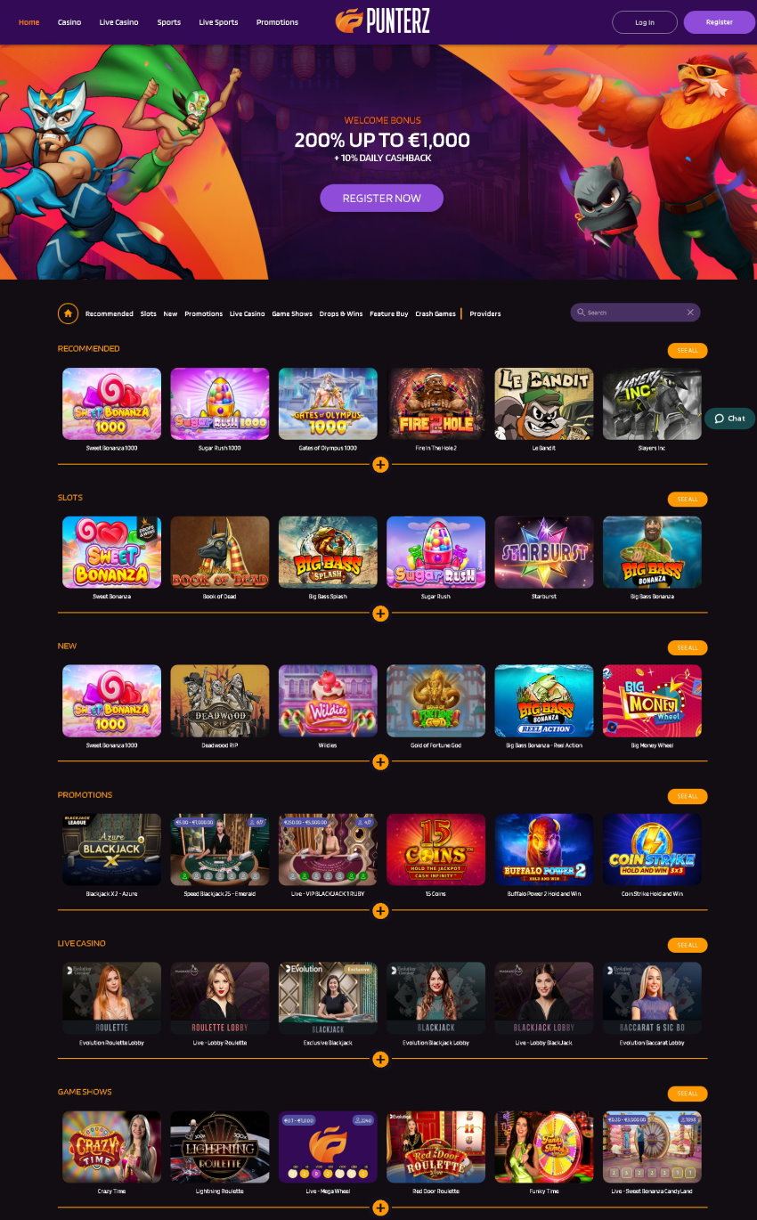 Punterz Casino